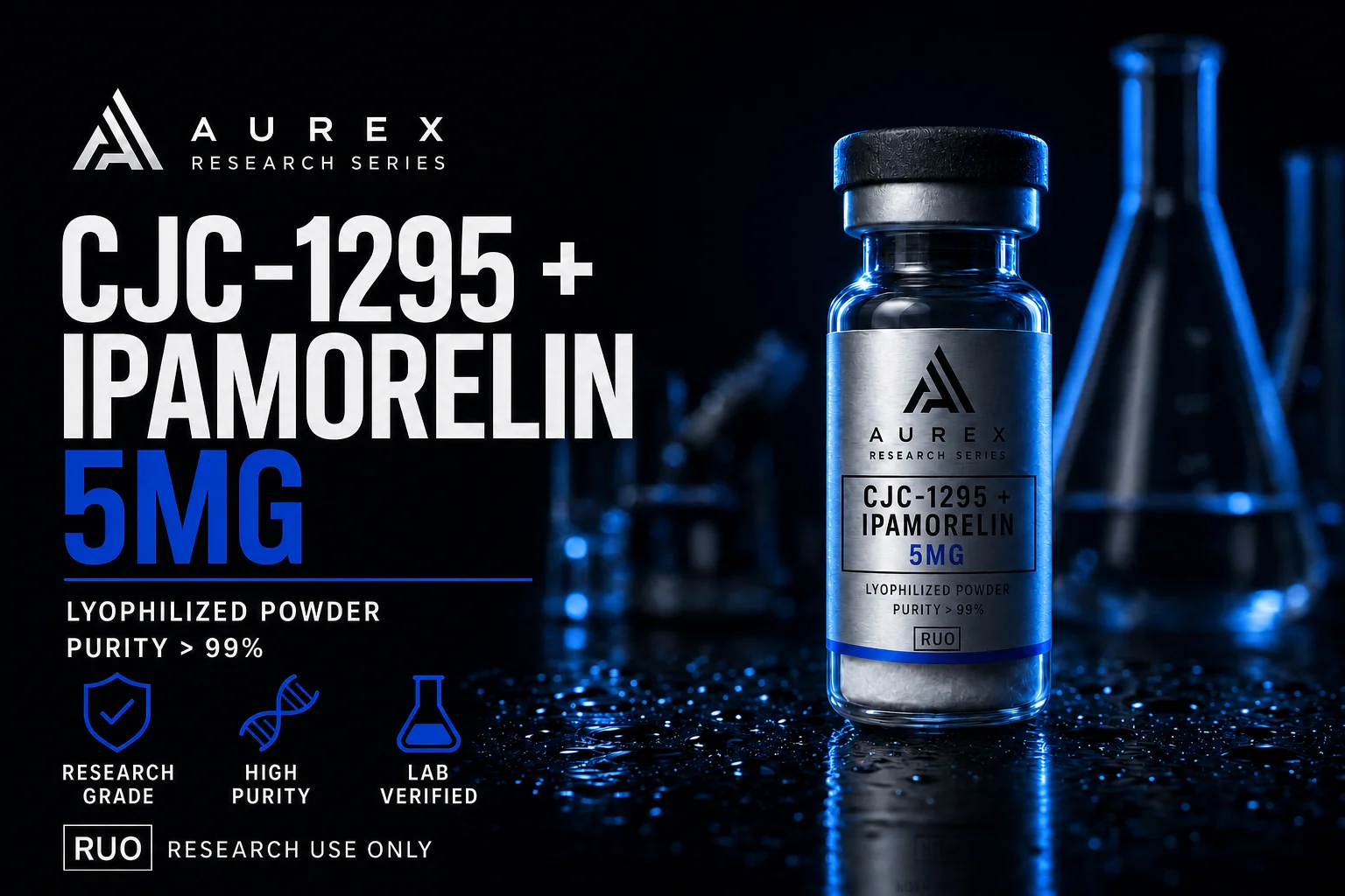 CJC + Ipa 10mg — Aurex research kit
