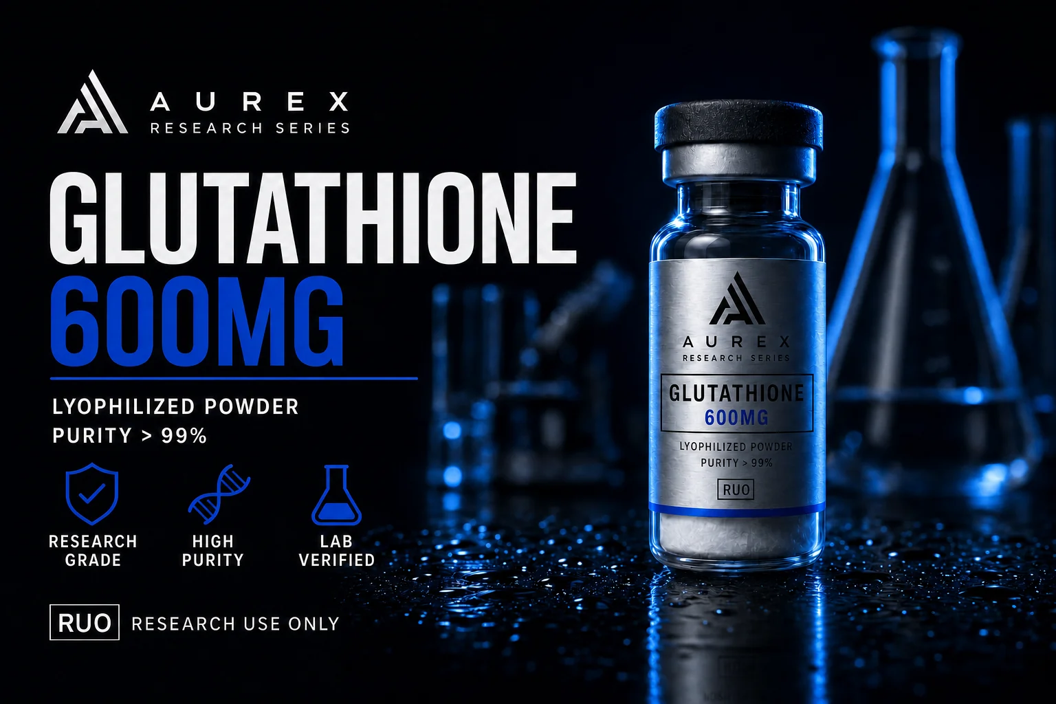 Glutathione 600mg 600mg — Aurex research kit
