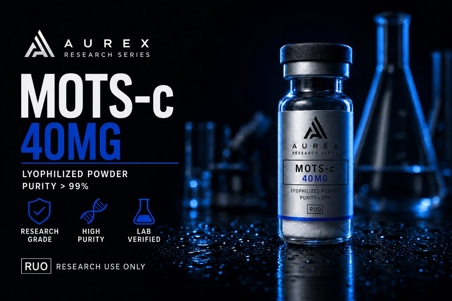 MOTS-c 40mg 40mg — Aurex research kit
