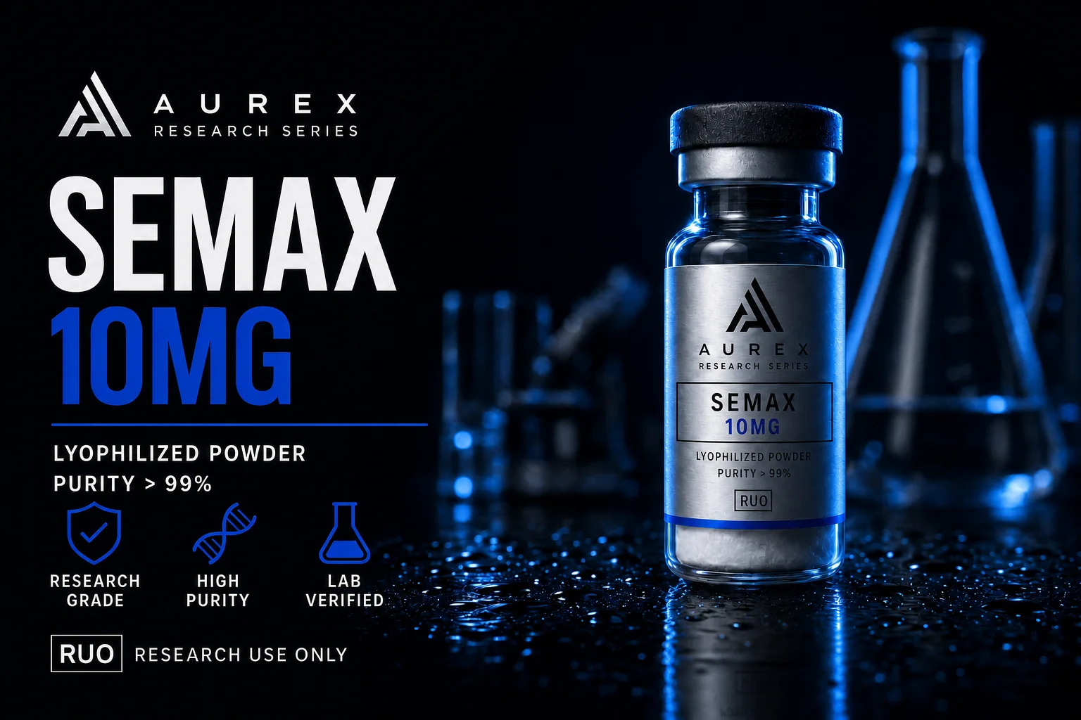 Semax 10mg 10mg — Aurex research kit