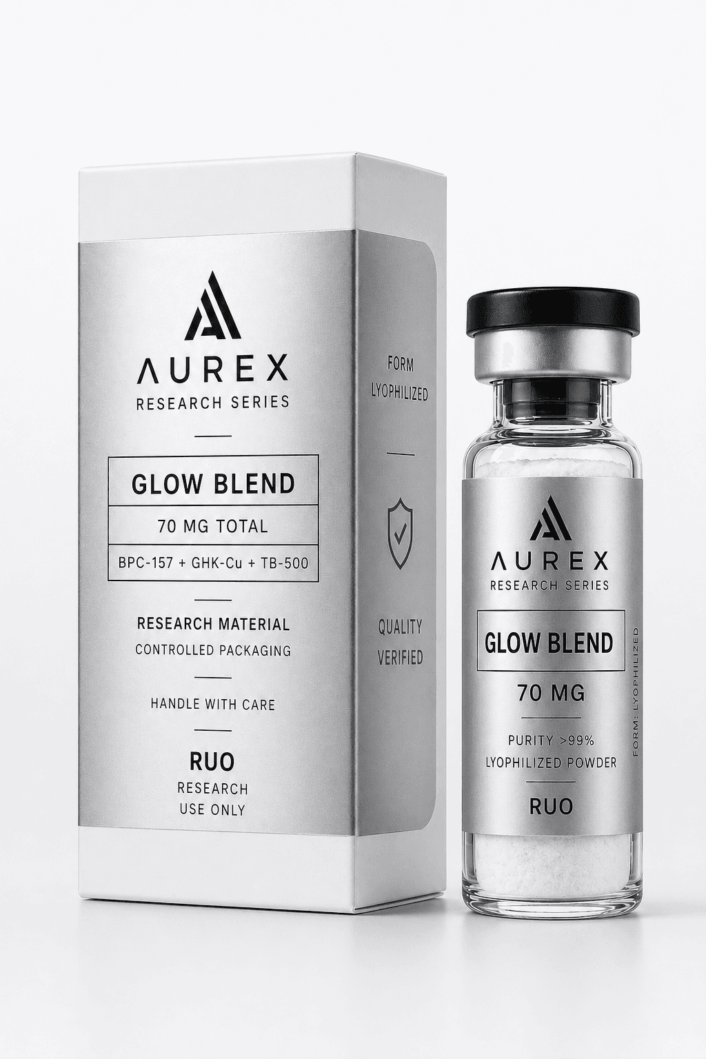 Glow 70mg — Aurex research kit